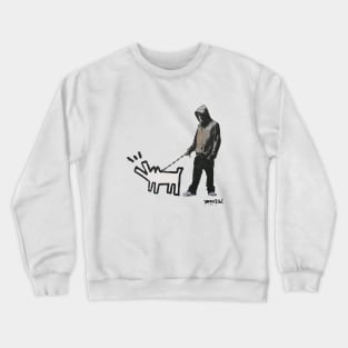 BANKSY Haring Dog Crewneck Sweatshirt